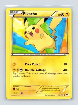 Pokemon TCG Pikachu 50/149 Boundaries Crossed Normal LP - Image 1