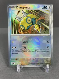 DUNSPARCE MASTER BALL HOLO 079/131 PRISMATIC EVOLUTIONS POKEMON NM - Image 1