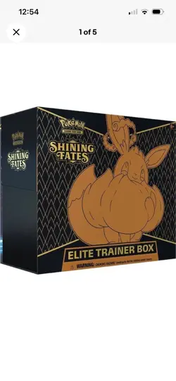 Pokemon TCG Shining Fates ETB Elite Trainer Box SEALED - Image 1