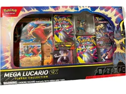 Pokemon TCG Mega Lucario ex Premium Figure Collection Box Factory Sealed - Image 1