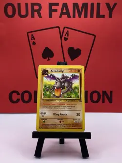Aerodactyl 16/62 Fossil WOTC Pokemon TCG Regular Rare 1999 MP - Image 1