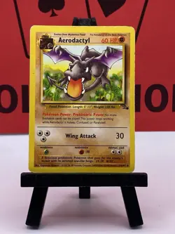 Aerodactyl 16/62 Fossil WOTC Pokemon TCG Regular Rare 1999 MP - Image 2