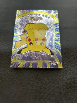 2000 Pokemon TV Topps Chrome Pikachu #25 - NM - Image 4