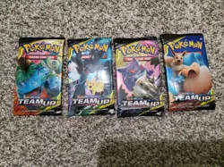 Pokemon: Sun & Moon - Team Up Booster Packs ART SET (4 Packs) - Image 1