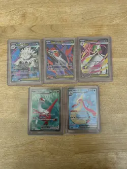 Pokemon Mega Evolution and surging sparks Lot of 5 Full Art Ex's - - Image 1