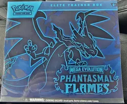 Pokemon Mega Evolution Phantasmal Flames Elite Trainer Box ETB Sealed - Image 1