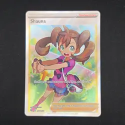 Pokemon TCG Card Shauna 263/264 Fusion Strike Ultra Rare Full Art - NM - Image 1