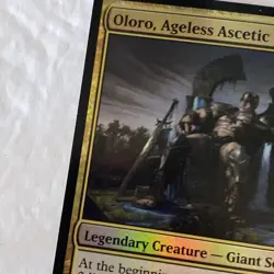 Oversized - Oloro, Ageless Ascetic FOIL English Mtg Card Magic Commander NM - Image 3