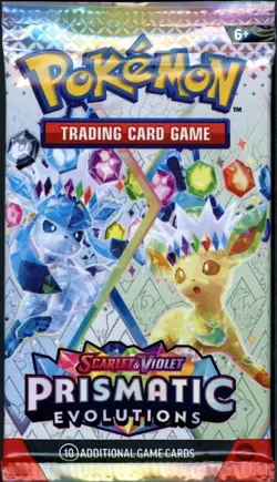 Pokemon Prismatic Evolutions Booster Pack - 10 Cards/Pack - Random Art - SEALED - Image 1