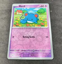 Pokemon Surging Sparks Marill Reverse Holo Common Card 073/191 NM - Image 1