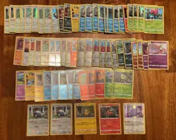 Lot of 65 - Pokemon TCG Cards - 2022 Pokemon GO - All Holos/Rev Holos - Image 1