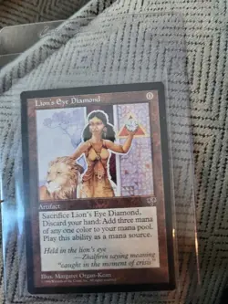 Magic the Gathering Lion’s Eye Diamond Card - Image 1