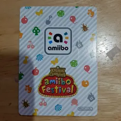 Animal Crossing Amiibo Festival Card 12/27 Goldie NM - Image 2