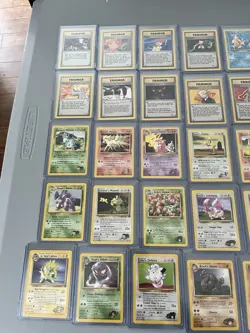 Pokemon Gym Heroes Card Lot Of 50 Cards Sabrina’s Gengar 29/132 - Image 5