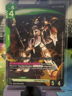 Gundam Card Game TCG Gundam Deathscythe GD01-025 LR NM - Pack Fresh - Image 1