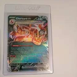 Charizard EX SVP196 Scarlet & Violet Black Star Promo Pokemon card Holo - Image 1