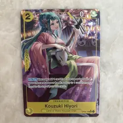 Kouzuki Hiyori Op06-106 Alt Art / Wings of Captain One Piece Card NM - Image 1