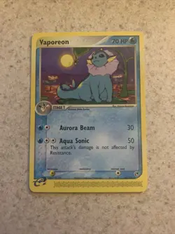 Vaporeon 25/100 EX Sandstorm Non Holo Rare Pokemon Card NM/LP - Image 1