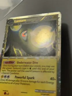 Lanturn Prime 86/95 Unleashed Ultra Rare Holo Pokemon Card - LP - Image 3