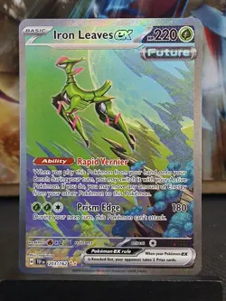 Iron Leaves ex 203/162 SV05: Temporal Forces Pokemon Card - Image 2