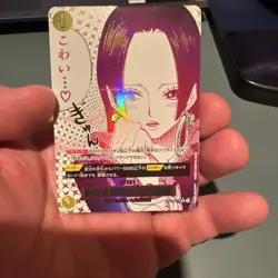 I'm scared OP14-118 R-P Boa Hancock The Azure Sea's Seven ONE PIECE Card 2025 - Image 1