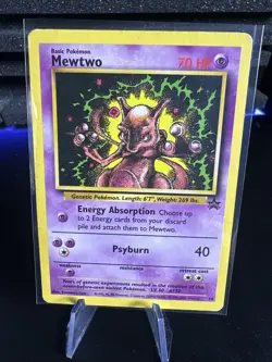 Pokemon TCG Mewtwo 14 Black Star Promo Card - Image 1