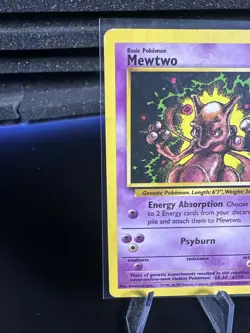 Pokemon TCG Mewtwo 14 Black Star Promo Card - Image 2