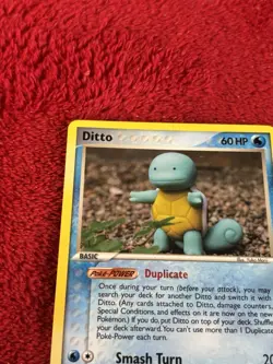 Ditto - (Squirtle) 40/113 Delta Species Regular Pokemon Card Played - Image 3