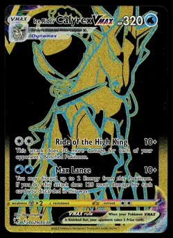 Pokemon Card Ice Rider Calyrex VMAX TG29/TG30 SWSH10: Astral Radiance - Image 1