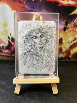 Sorcery Contested Realm Beta Curio Avatar of Fire Sketch Card Mint NM Summer - Image 1