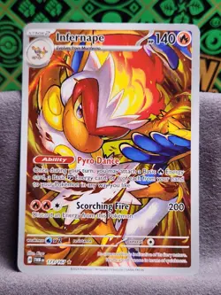 Pokemon TCG Infernape Card Twilight Masquerade Illustration Rare 173/167 - Image 1