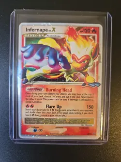 Pokemon Cards - Infernape Lv.X Black Star Promo - Diamond and Pearl - MP - Image 1