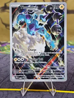 Thundurus 209 (Pokemon Center Stamped) SVP: Scarlet & Violet Promo Cards Holo - Image 1
