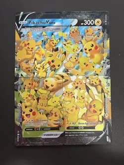 Pokemon TCG Pikachu V-Union Black Star Promo Complete Set of 4 SWSH Promo Cards - Image 1
