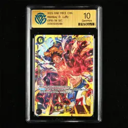CCG GemMint 10 2025 ONE PIECE CHN .TCG Card OP10-118 SEC Monkey D. Luffy - Image 1