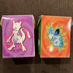 POKEMON TCG VINTAGE DECK BOX CASE WOTC Holds 60 Card ULTRA PRO EMPTY - Image 3