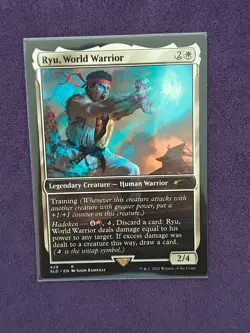MTG English Ryu, World Warrior NM Normal Secret Lair - Image 1