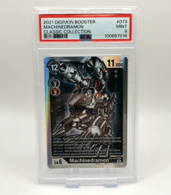 Digimon Machinedramon EX1 -073 SEC Classic Collection Card PSA Graded 9 Mint - Image 1