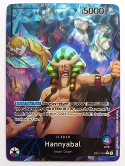Hannyabal Leader Foil Card EB01-021 (Alt Art) One Piece Memorial Collection - Image 1