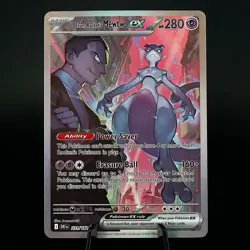 [ART CARD] Mewtwo ex 231/182 CUSTOM- High Quality Texture *READ DESCRIPTION* - Image 1