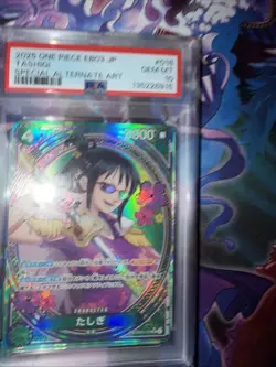 PSA 10 Tashigi EB03-018 SP SR Parallel ONE PIECE Card Heroines edition 2025 NM - Image 2