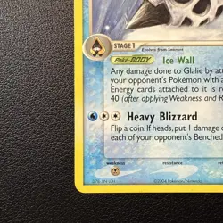 Vintage Glalie 34/101 Uncommon Pokemon EX Hidden Legends Card NM - Image 5