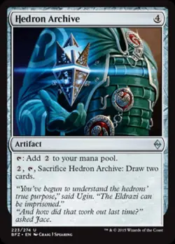MTG English Hedron Archive NM Foil Battle for Zendikar - Image 1