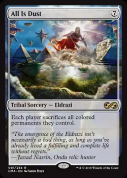 MTG English All Is Dust NM Foil Ultimate Masters - Image 1