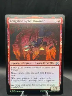 1x - Longshot, Rebel Bowman - FOIL #120 - Avatar: Eternal - CUC NM MTG - Image 1