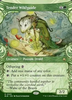 Tender Wildguide | FOIL | MTG Bloomburrow (Showcase) #0325 | M/NM - Image 1