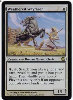 Weathered Wayfarer - Ninth Edition Light Play Foil Magic mtg LP - 3 - Image 1