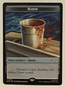 JAWS Blood Token #2180 - Secret Lair MTG - Image 1