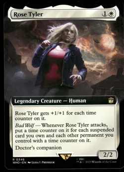 1x Rose Tyler (Extended Art) - Universes Beyond: Doctor Who NM - MTG - Image 1