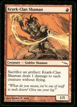 1x Krark-Clan Shaman - Mirrodin - LP - MTG - Image 1